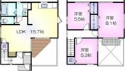 ロザージュ鍛治ヶ谷の間取り画像