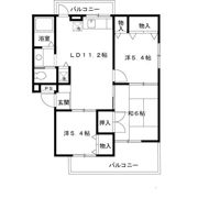 ロイヤルライフ21の間取り画像