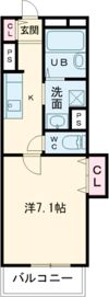 イトーピアホーム近大前の間取り画像