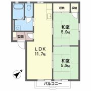 グリーンサイド湯山の間取り画像