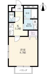 アムールKOYUの間取り画像