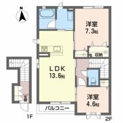 シャーメゾンKの間取り画像