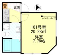 ノーブル四ツ木の間取り画像