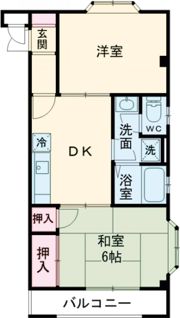 ファミール久野木Ⅱの間取り画像