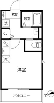 T’s Cuore三ツ境Ⅰの間取り画像