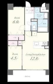 フェリスシエロ堺の間取り画像