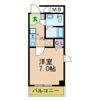 アヴェニール瓜破の間取り画像