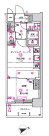 CRESTTAPP京都太秦天神川dexⅠの間取り画像