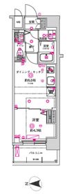 CRESTTAPP京都太秦天神川dexⅠの間取り画像