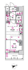 CRESTTAPP京都太秦天神川dexⅠの間取り画像