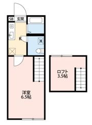 メゾンスーリール弐番館の間取り画像