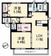 富士ハイツBの間取り画像