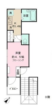 MELDIA稲田堤の間取り画像