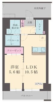 エイトバード東静岡の間取り画像