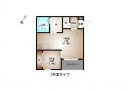 REGALEST 牛田旭の間取り画像