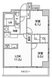 ･ALTERNA日暮里の間取り画像