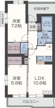 ヴィア フェリーチェの間取り画像