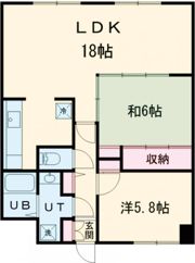 ライオンズマンション的場の間取り画像
