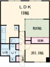 ライオンズマンション的場の間取り画像