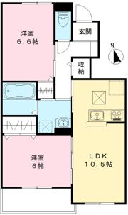 ユアメゾン益野Bの間取り画像