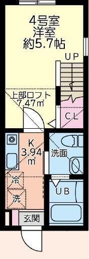 ゆとりのウエストミモザの間取り画像