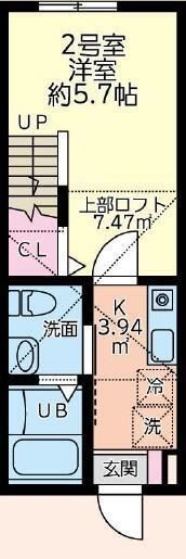 ゆとりのウエストミモザの間取り画像