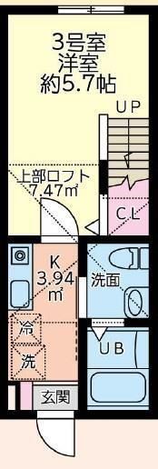 ゆとりのウエストミモザの間取り画像