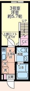 ゆとりのウエストミモザの間取り画像