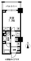 レジディア中落合Bの間取り画像