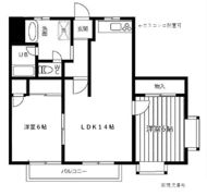 ヴィラ・クレスト淵野辺の間取り画像