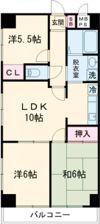 日神パレステージ河辺第2の間取り画像