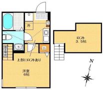 リッツ北里の間取り画像