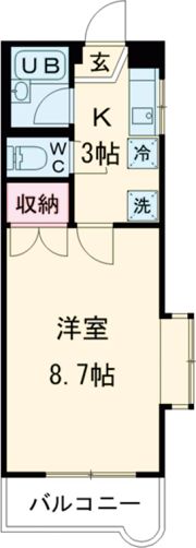 メゾン市川の間取り画像