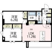 ニューグランデュールⅡの間取り画像