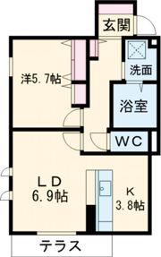 D-grace Wisteria AKASHIの間取り画像