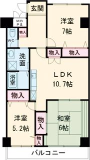 カナル兵庫の間取り画像