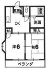 オリーブハイツの間取り画像