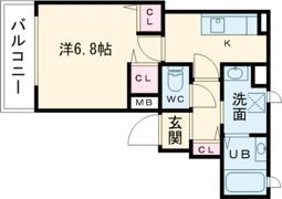 イトーピアホーム近大前の間取り画像