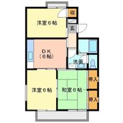 ホワイトハイツAの間取り画像