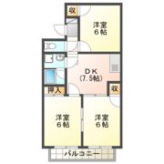 ホワイトハイツDの間取り画像