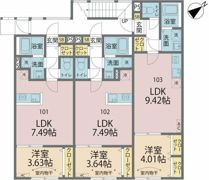 カインドネス相模原小山の間取り画像