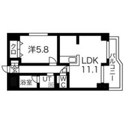 アマービレ中島の間取り画像