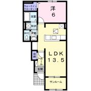ベル アルモニー Cの間取り画像