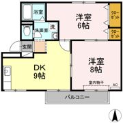 サンロード二重堀 A棟の間取り画像