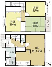 ソレイユ新見の間取り画像