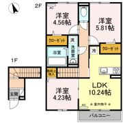 サニーフラットの間取り画像