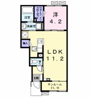 カンファタブル＿KⅡの間取り画像