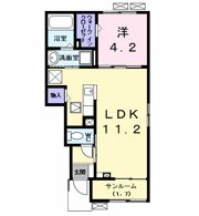 カンファタブル＿KⅡの間取り画像