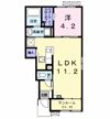 カンファタブル＿KⅡの間取り画像