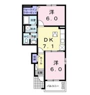 アニメートⅡの間取り画像